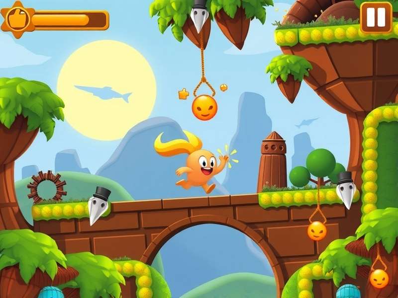 Hyper Ginger Run gameplay screenshot showing character and environment