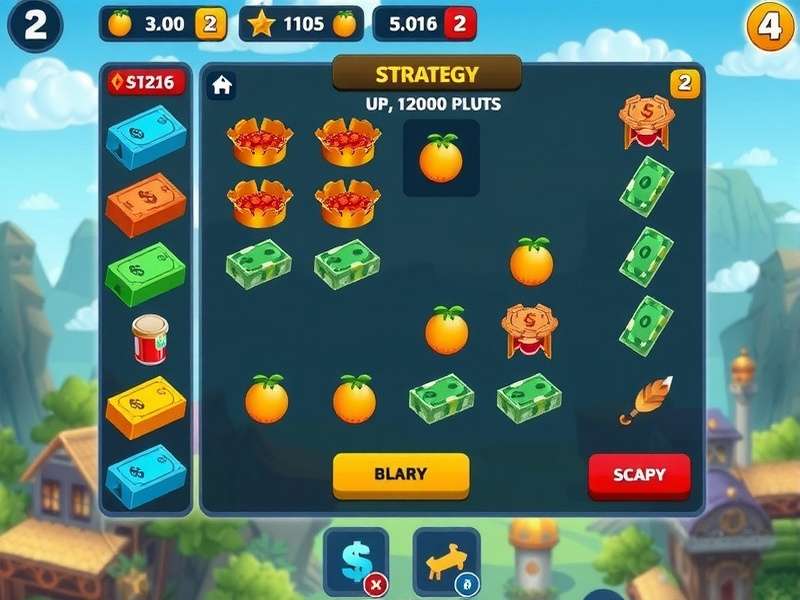 Cash Climb Turbo Gameplay Interface Cash Climb Turbo gameplay interface showing strategic elements