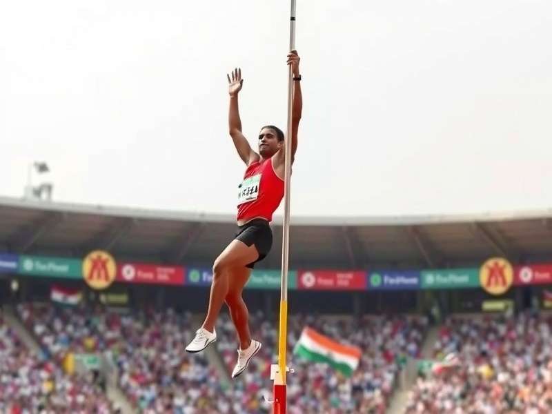 Detailed breakdown of pole vault technique phases