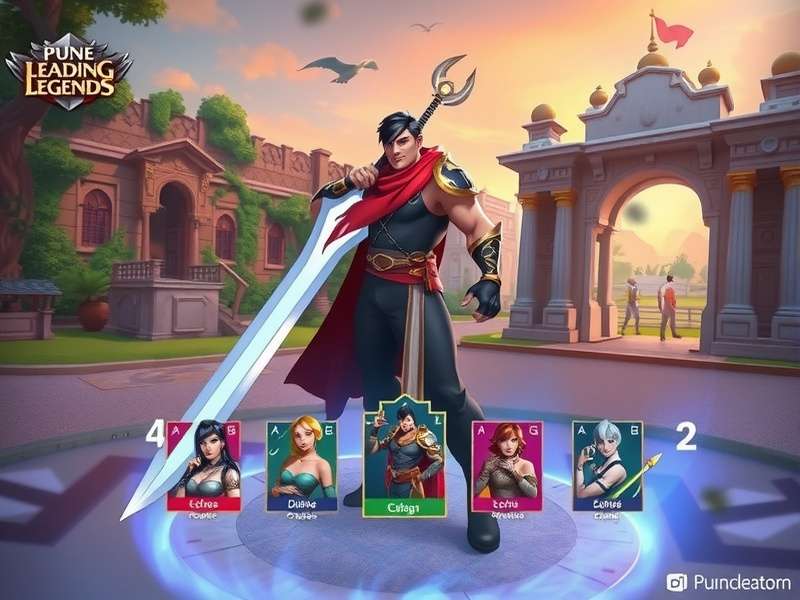 Pune Leading Legends character selection screen