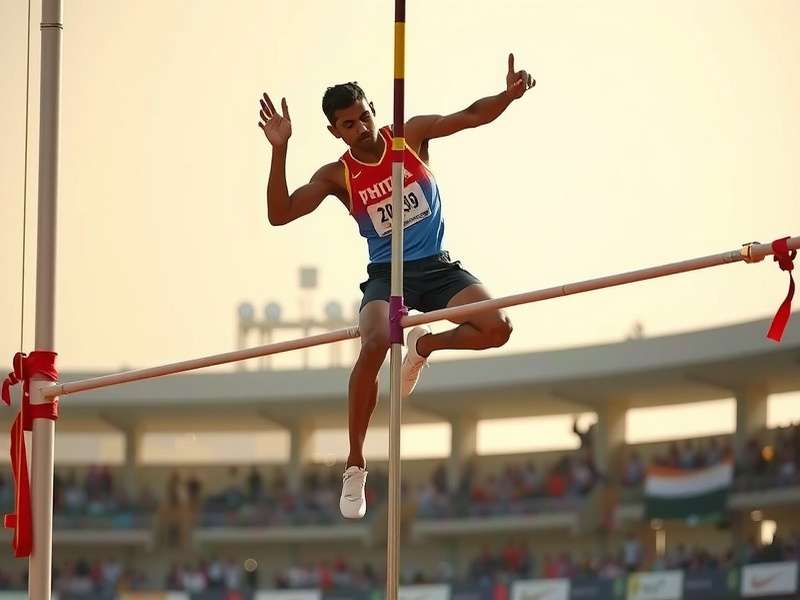 Gallery of Indian pole vault champions through history