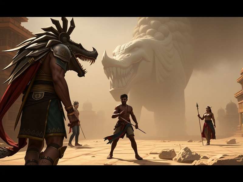 Varanasi Vindicator character lineup showing main protagonists