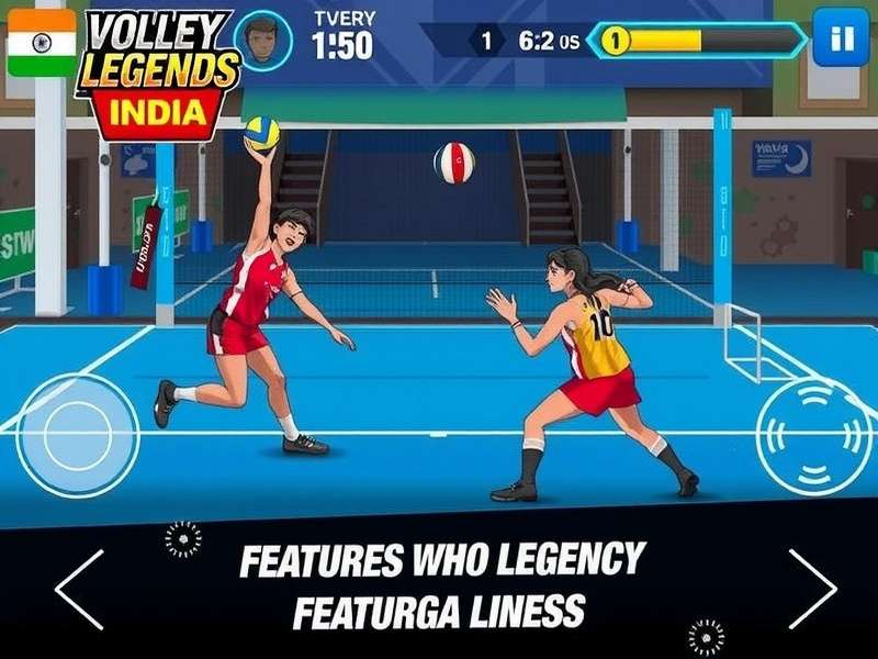 Volley Legends Supreme India Gameplay Volley Legends Supreme India gameplay screenshot