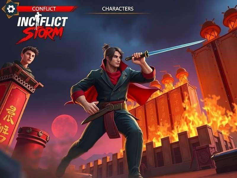 Conflict Inferno Storm Intense Gameplay Conflict Inferno Storm gameplay screenshot showing character in action