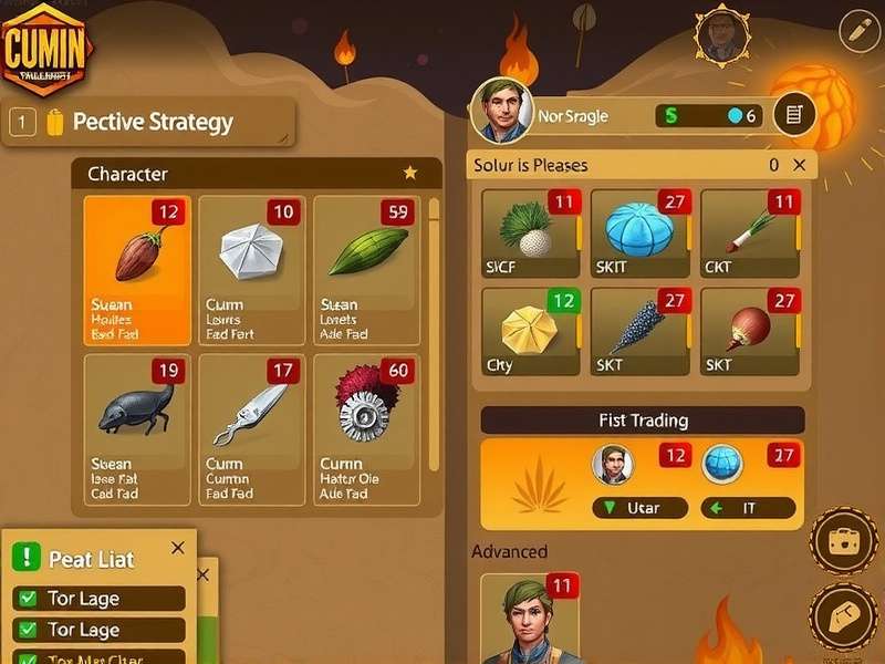 Cumin Trailblazers Character Roster Cumin Trailblazers character selection screen