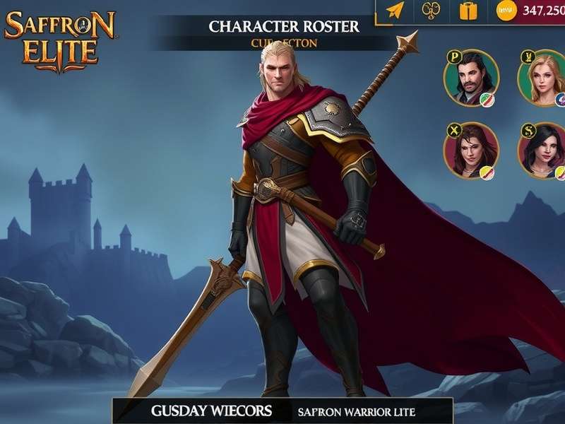 Saffron Warrior Elite - Main Characters Saffron Warrior Elite Character Roster
