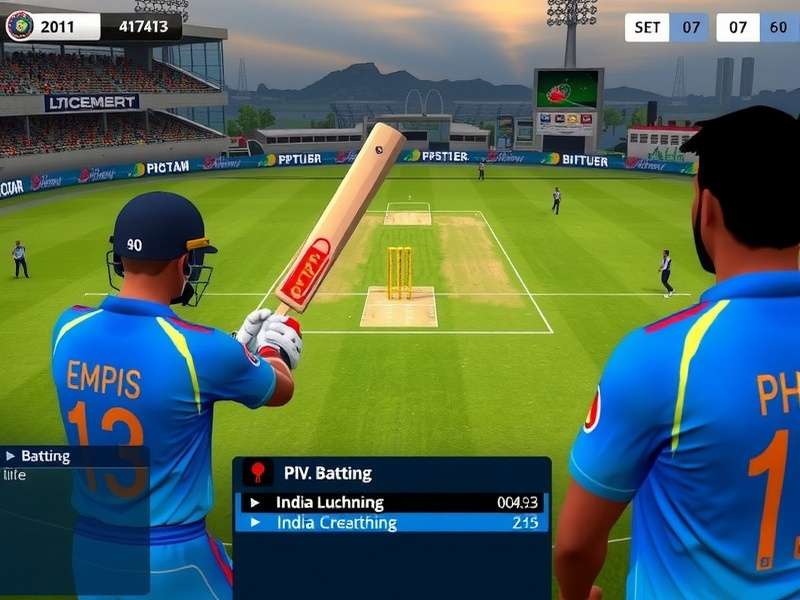 India Cricket Phenom Visual Fidelity India Cricket Phenom graphics showcase with detailed player models