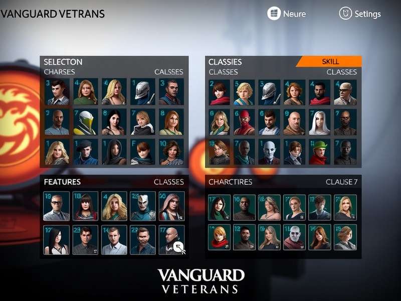 Vanguard Veterans character classes showcase