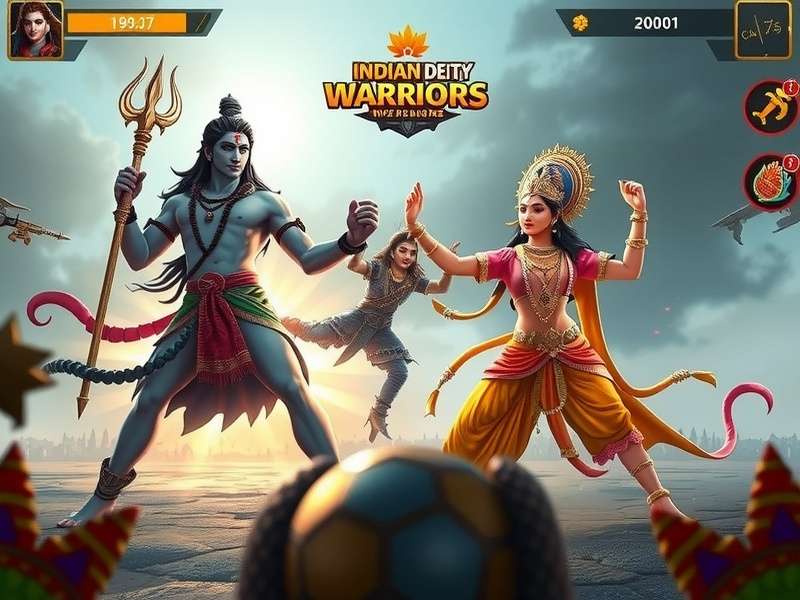 Vishnu - The Preserver Lord Vishnu character from Indian Deity Warriors