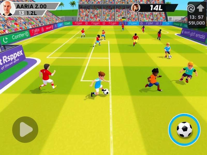 Multiplayer Competition in Goa Goal Sprint Goa Goal Sprint multiplayer competition scene with diverse characters