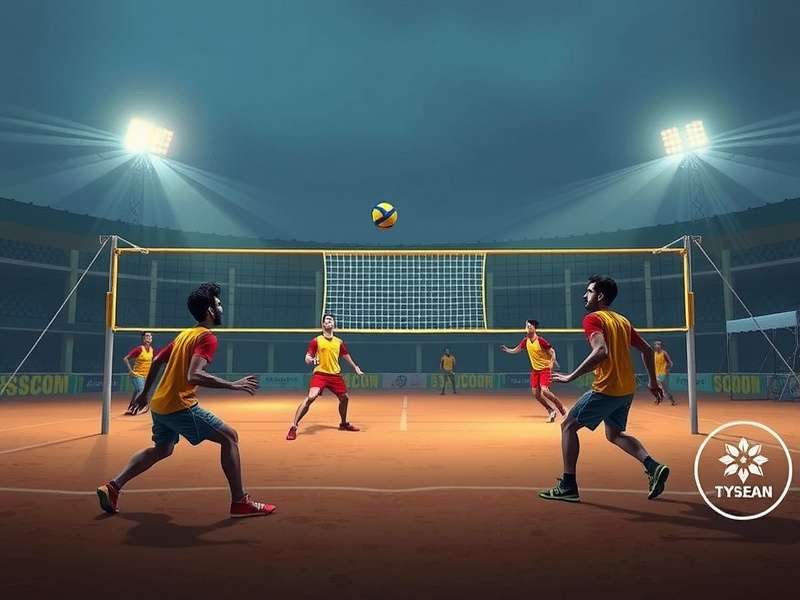 Punjabi Volley Titans Game Action Punjabi Volley Titans gameplay demonstration