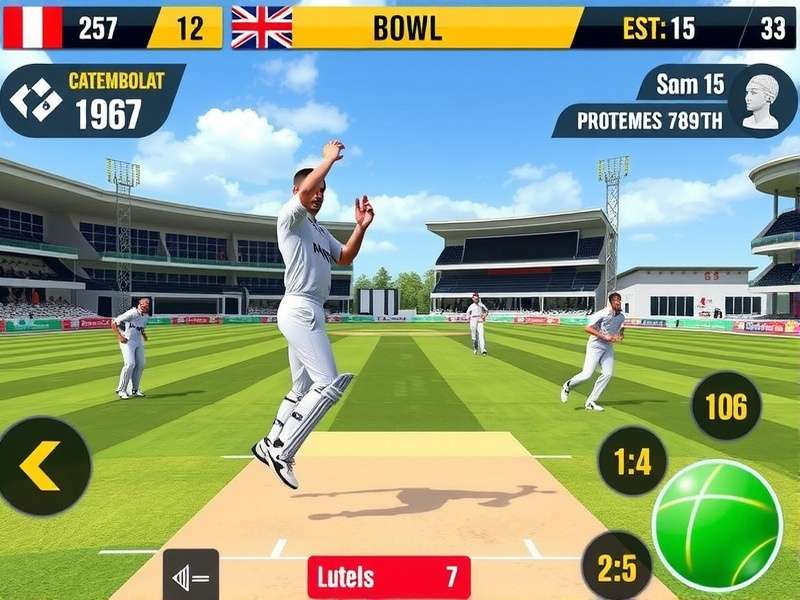 Cricket Fusion Master bowling controls and interface