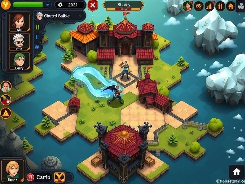 Thunder Dominion gameplay screenshot showing character battles