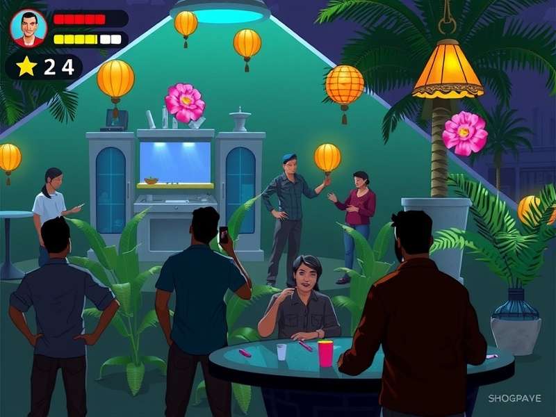Bangalore Nightlife Party Game Interface Bangalore Nightlife Party gameplay screenshot