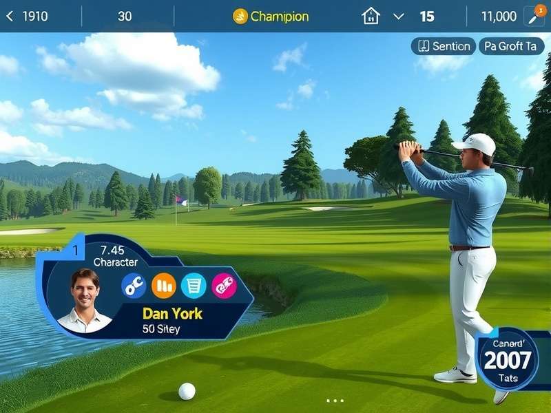 Competitive Tournament in Champion Golf Grandeur Champion Golf Grandeur tournament gameplay