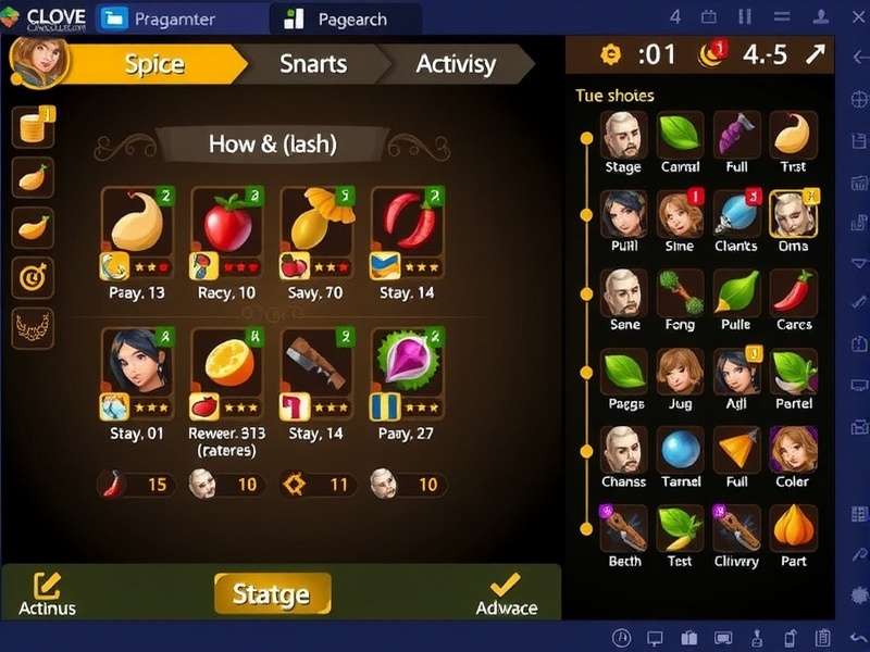Clove Conquerors Cumin Clash gameplay screenshot showing spice trading interface