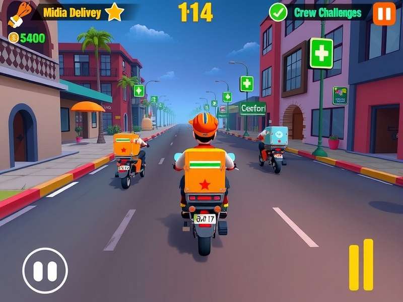 Vehicle Selection in Delivery Dash Legend Delivery Dash Legend vehicle selection screen with different Indian delivery vehicles