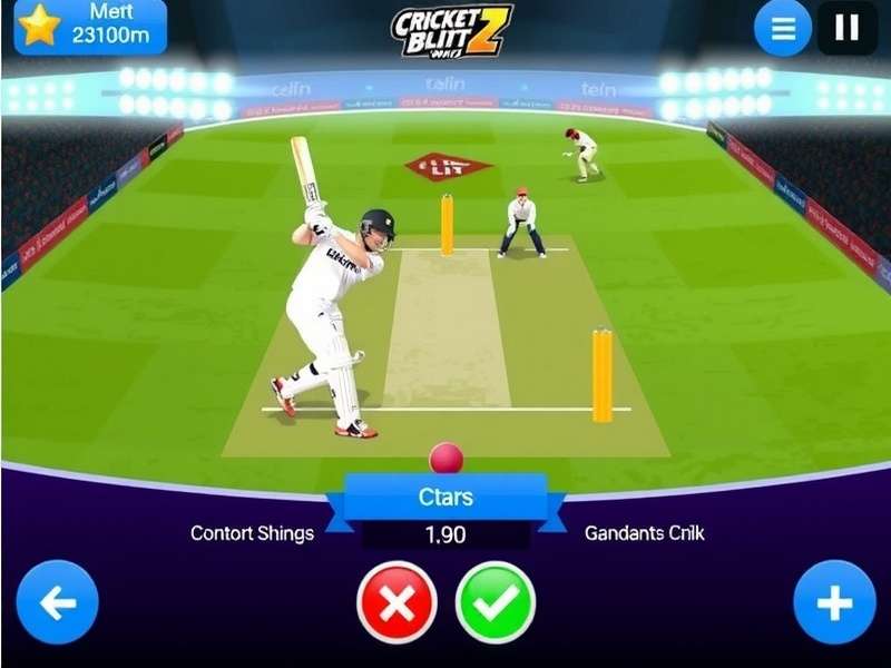 Cricket Blitz Whiz Game Features Cricket Blitz Whiz Game Features