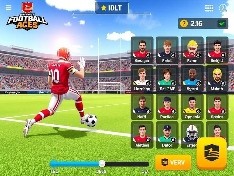 Bright Football Aces Gameplay Bright Football Aces gameplay screenshot showing realistic football action