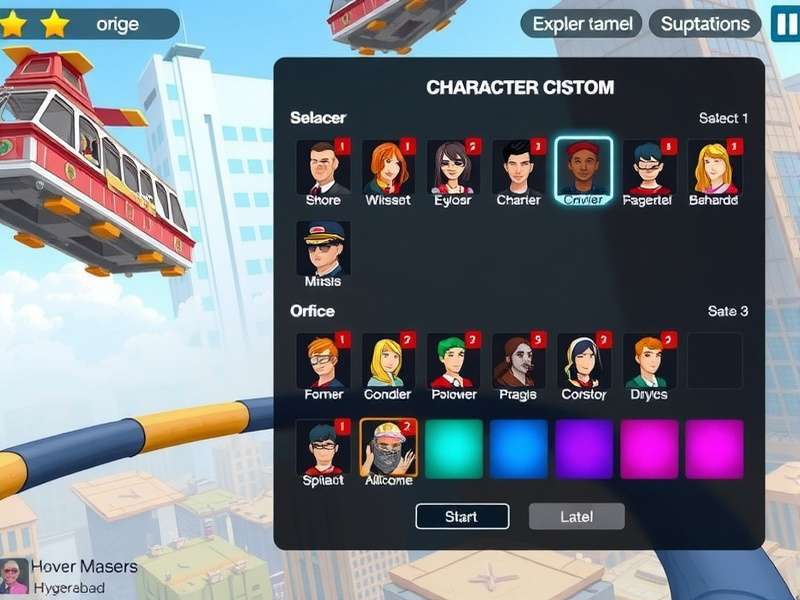 Hyderabad Hover Master Gameplay Hyderabad Hover Master gameplay screenshot