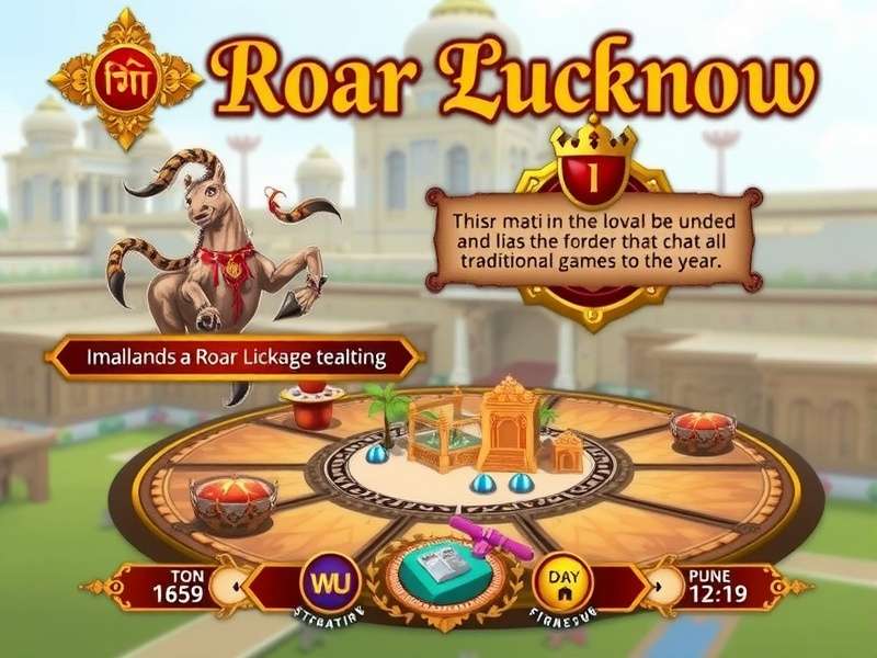 Roar Lucknow Game Interface Roar Lucknow gameplay interface showing strategic elements