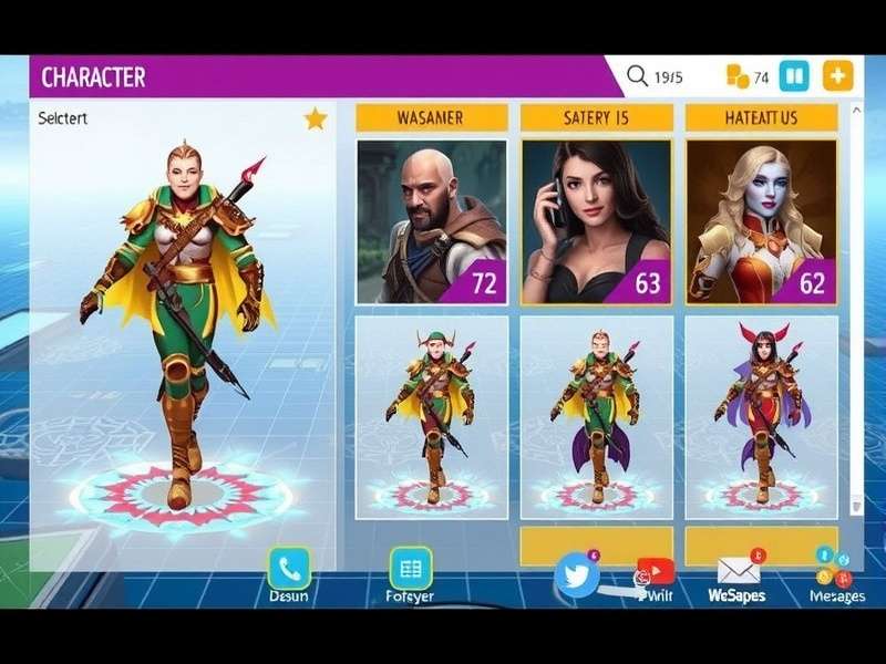 Character Selection in Hyderabad Hover Master Hyderabad Hover Master character selection screen