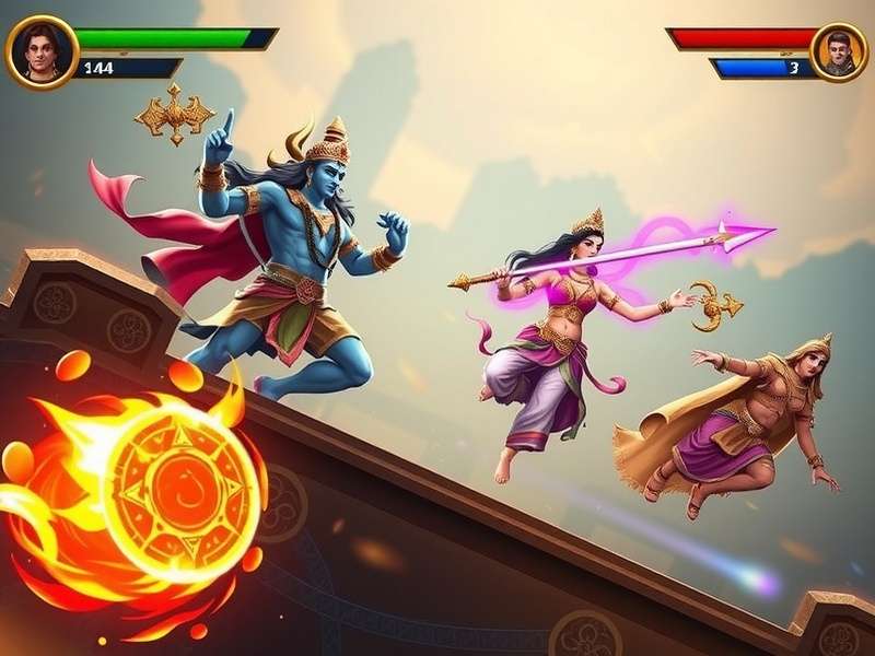 Shiva - The Destroyer Lord Shiva character from Indian Deity Warriors