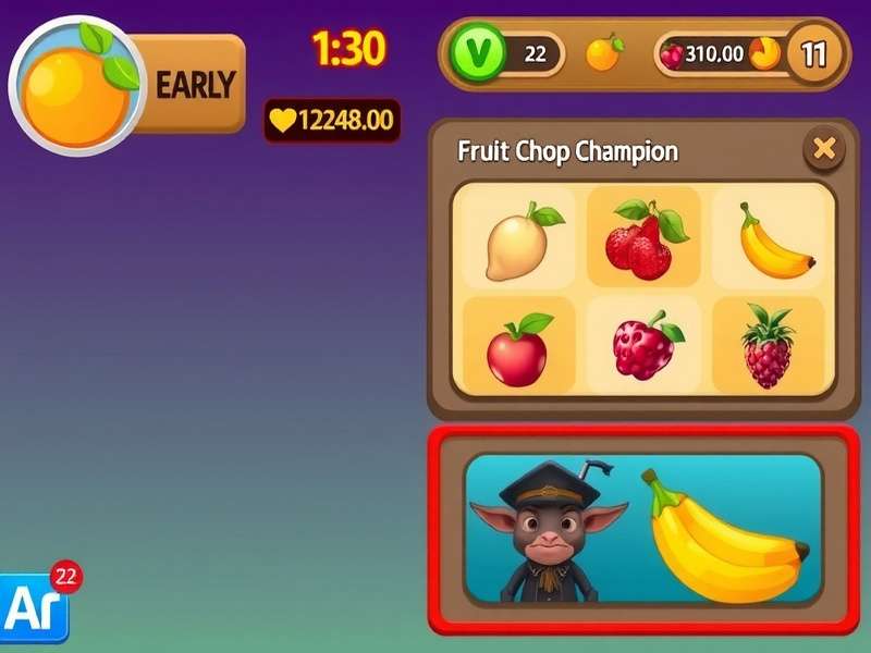 Time Attack mode in Fruit Chop Champion Fruit Chop Champion Time Attack mode gameplay
