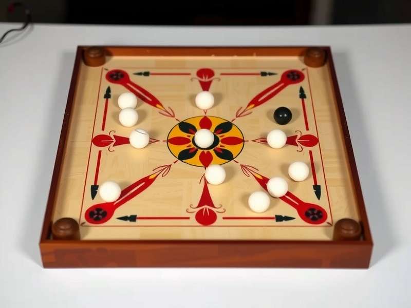Carrom Turbo Avenger board setup with pieces