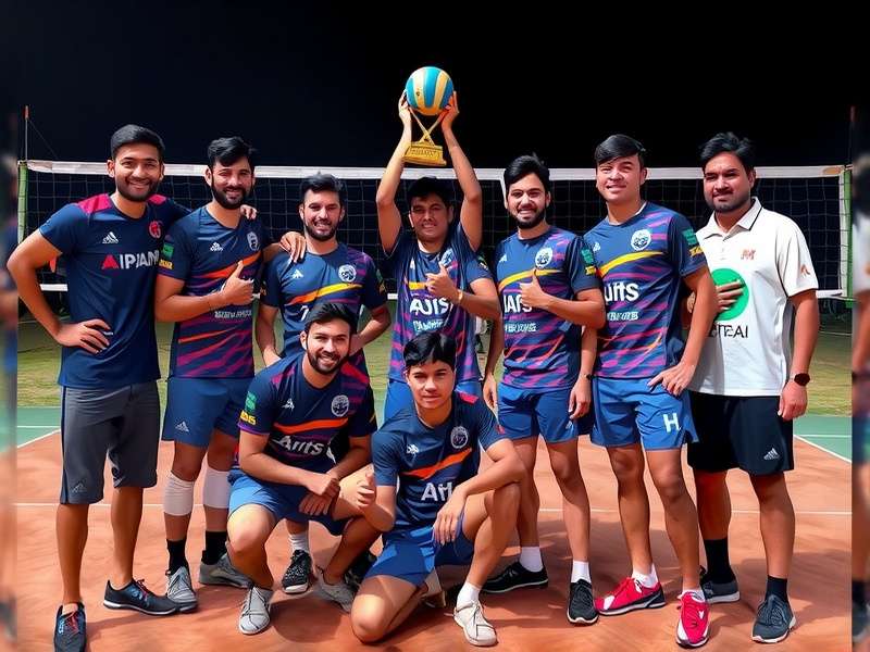 Pathankot Volley Aces Trophy Collection Pathankot Volley Aces championship trophy