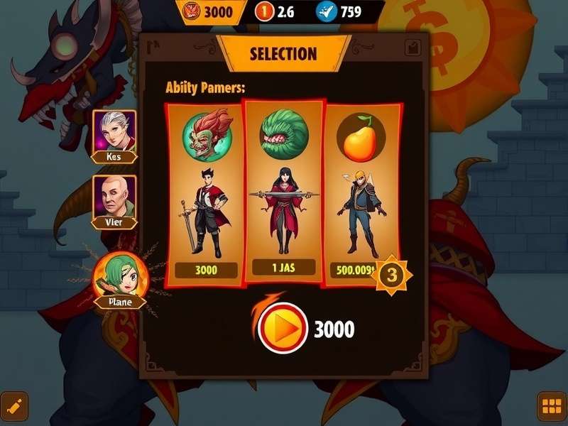 Spicy Storm Dominion Character Progression Screen Spicy Storm Dominion progression system interface