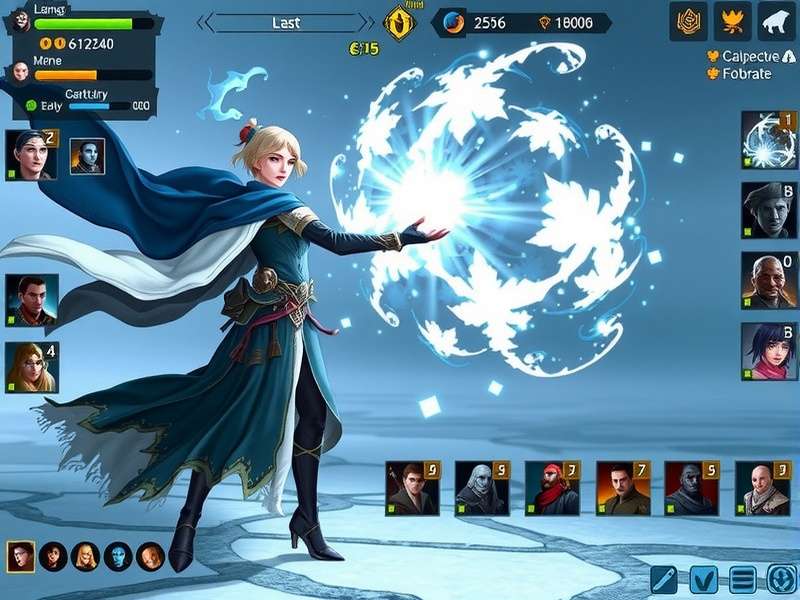 Fennel Warlock Frost Emperor Magical Combat Fennel Warlock Frost Emperor gameplay screenshot showing magical combat