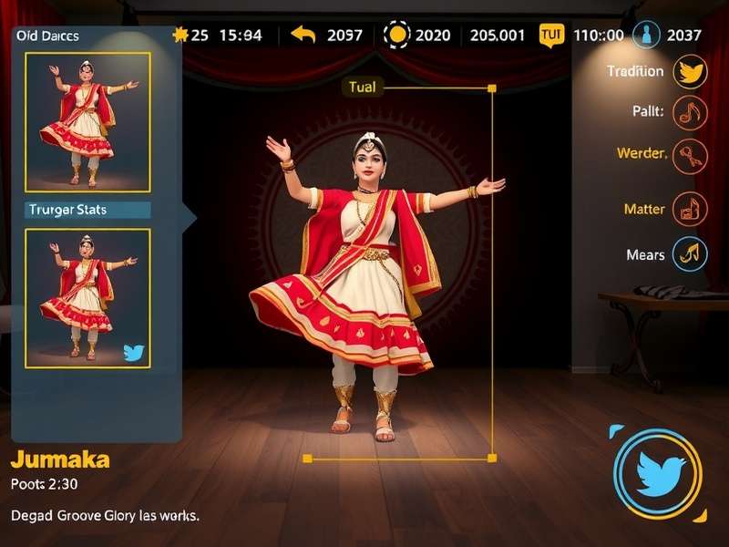 Jhumka Groove Glory Development Process Jhumka Groove Glory development team working on motion capture technology