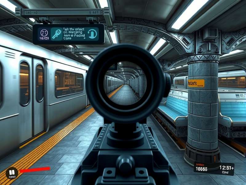 Subway Sniper Standoff Weapon Selection Weapon selection screen in Subway Sniper Standoff