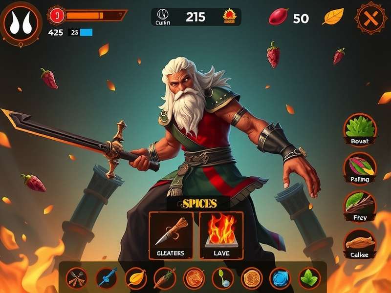 Cumin Rage Storm - Spice Collection System Cumin Rage Storm spice collection interface