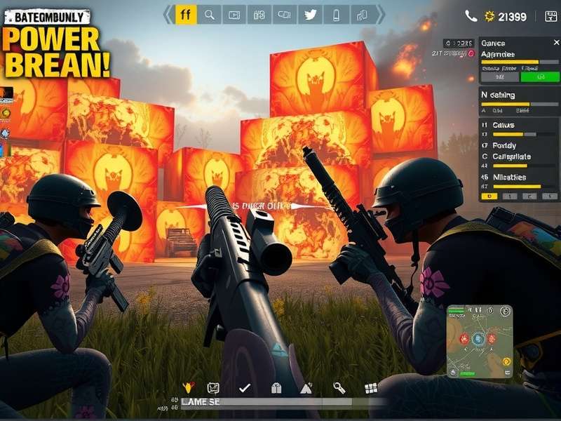 PUBG Power Pro squad coordination in final circle