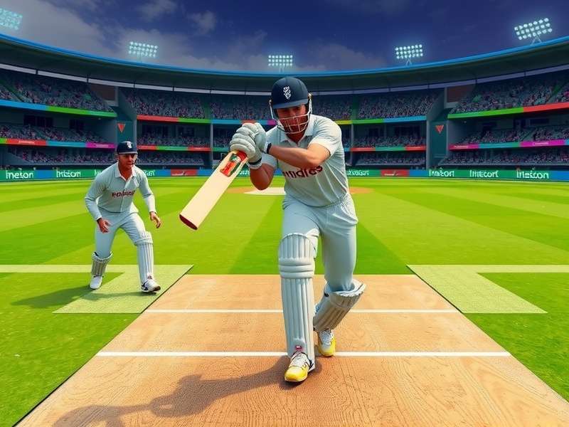 VR Cricket Dynamos bowling action in virtual reality