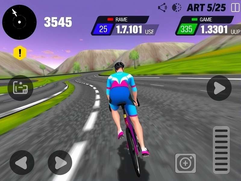 Namaste Speed Cycling Game Screenshot