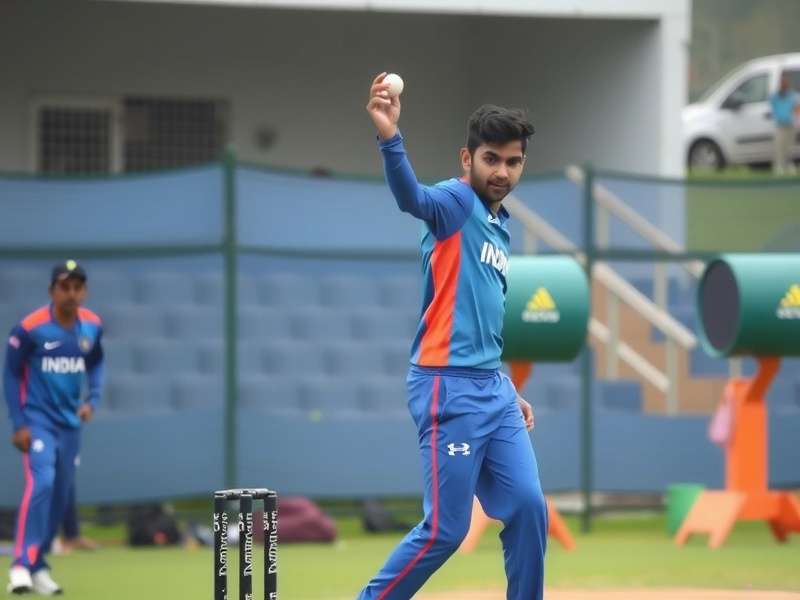 Future Indian Cricket Prodigies in training Young Indian cricketers training at academy