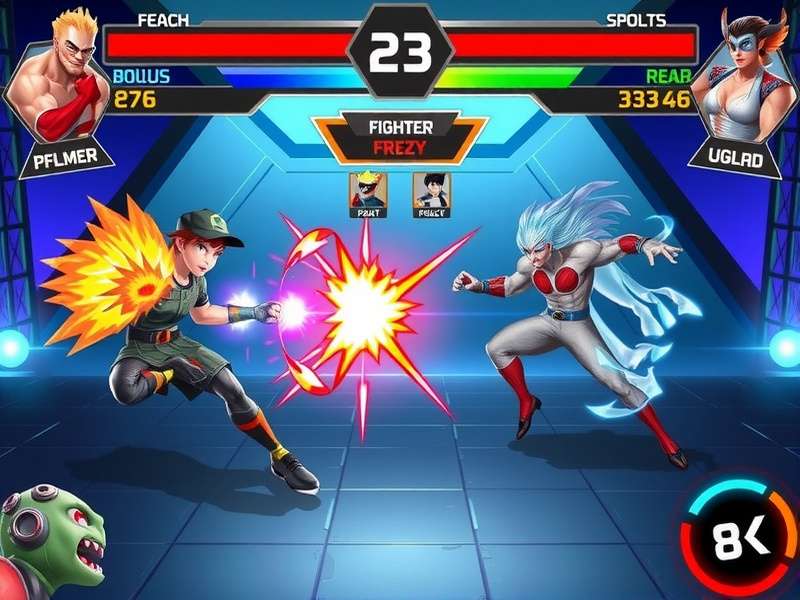 Fighter Frenzy Character Customization Options Fighter Frenzy character customization screen