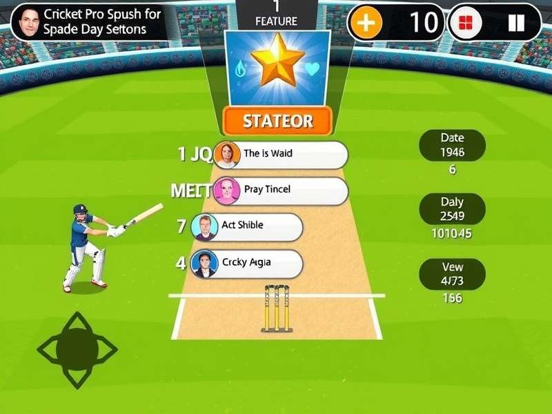 Game Features Overview Cricket Pro Splash Master features showcase