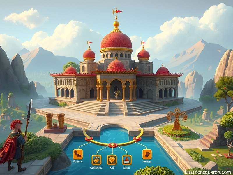Diverse game world environments in Lassi Conqueror S Path Lassi Conqueror S Path game world showing diverse environments and architecture
