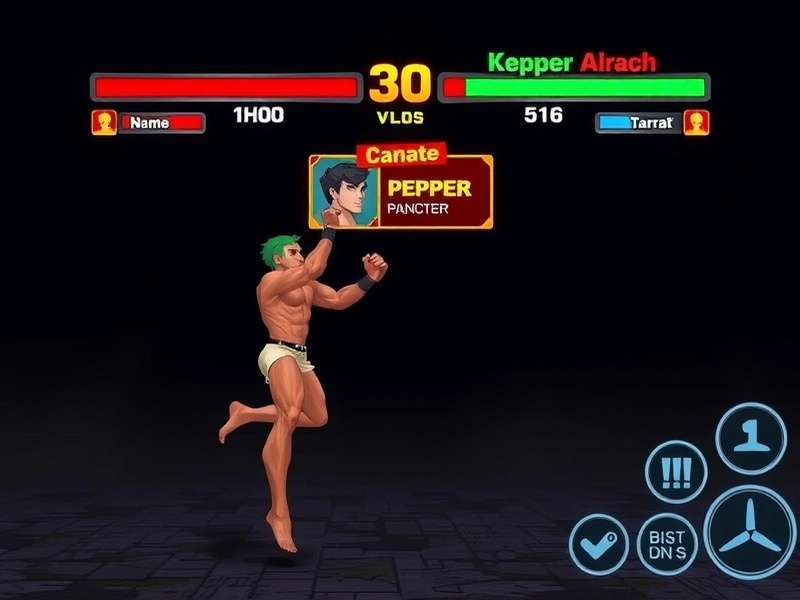 Pepper Puncher Showdown Intense Gameplay Pepper Puncher Showdown gameplay screenshot showing character combat