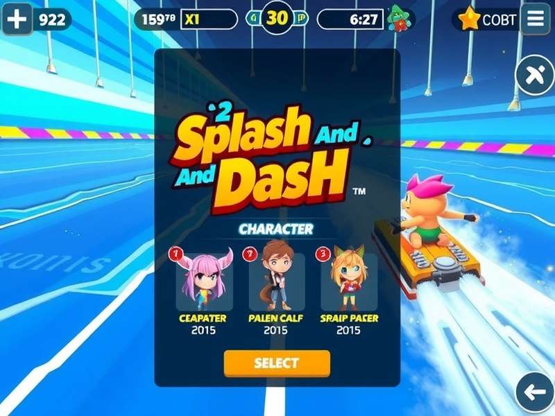 Splash And Dash esports tournament scene