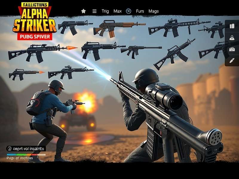 PUBG Alpha Striker Diverse Battle Maps PUBG Alpha Striker map overview showing diverse environments and locations