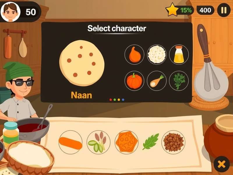 Naan Quest Dominator Characters Naan Quest Dominator character selection screen