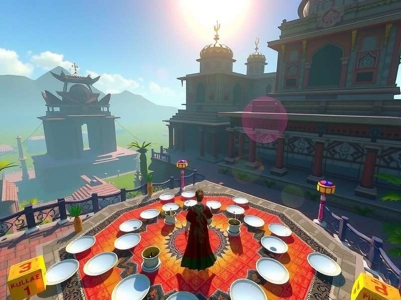 Character interactions in Kali Ma Mystical VR Character interaction scene from Kali Ma Mystical VR