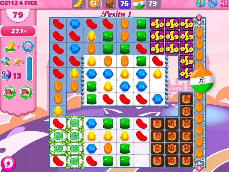 Candy Sparkle India Adventure special candy combinations and effects