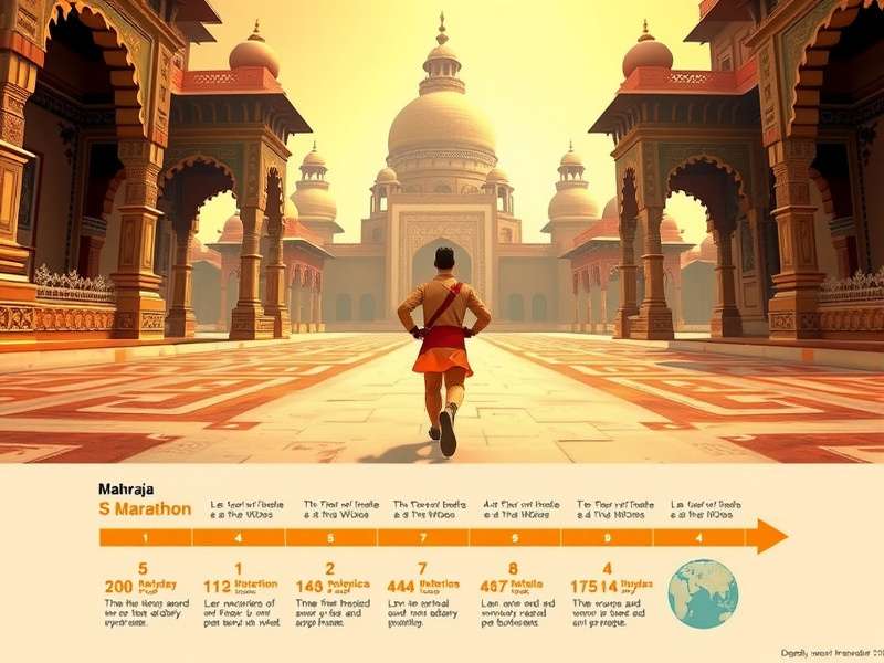 Maharaja S Marathon Development Timeline Development timeline of Maharaja S Marathon showing key milestones