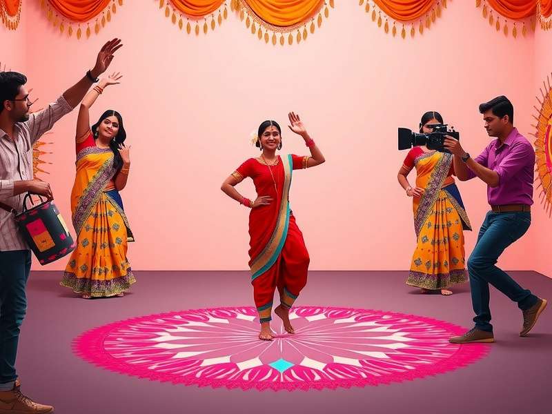 Character Customization in Jhumka Groove Glory Jhumka Groove Glory character customization screen showing traditional Indian outfits